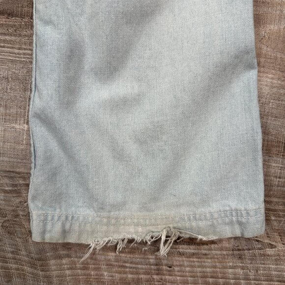 VTG Y2K Tommy Hilfiger Jeans Womens 9 x 31" Carpenter Cargo Boot Flare Flag Loop - Picture 12 of 15